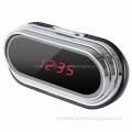 HD 1,080P Clock with Hidden Spy Surveillance Camera, DVR, Supports Motion Detect